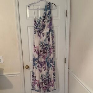 Ralph Lauren White and Blue Floral Dress